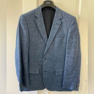 Blue Hugo Boss Men’s Linen Blazer size 40S